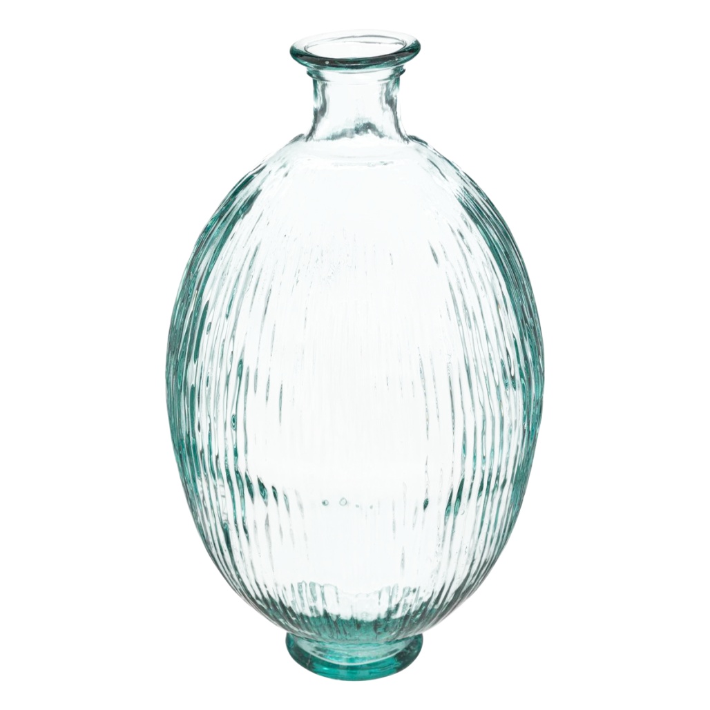 Vase décoratif en verre transparent pour fleurs fraîches - 20 x 10 x 35-maindepotier
