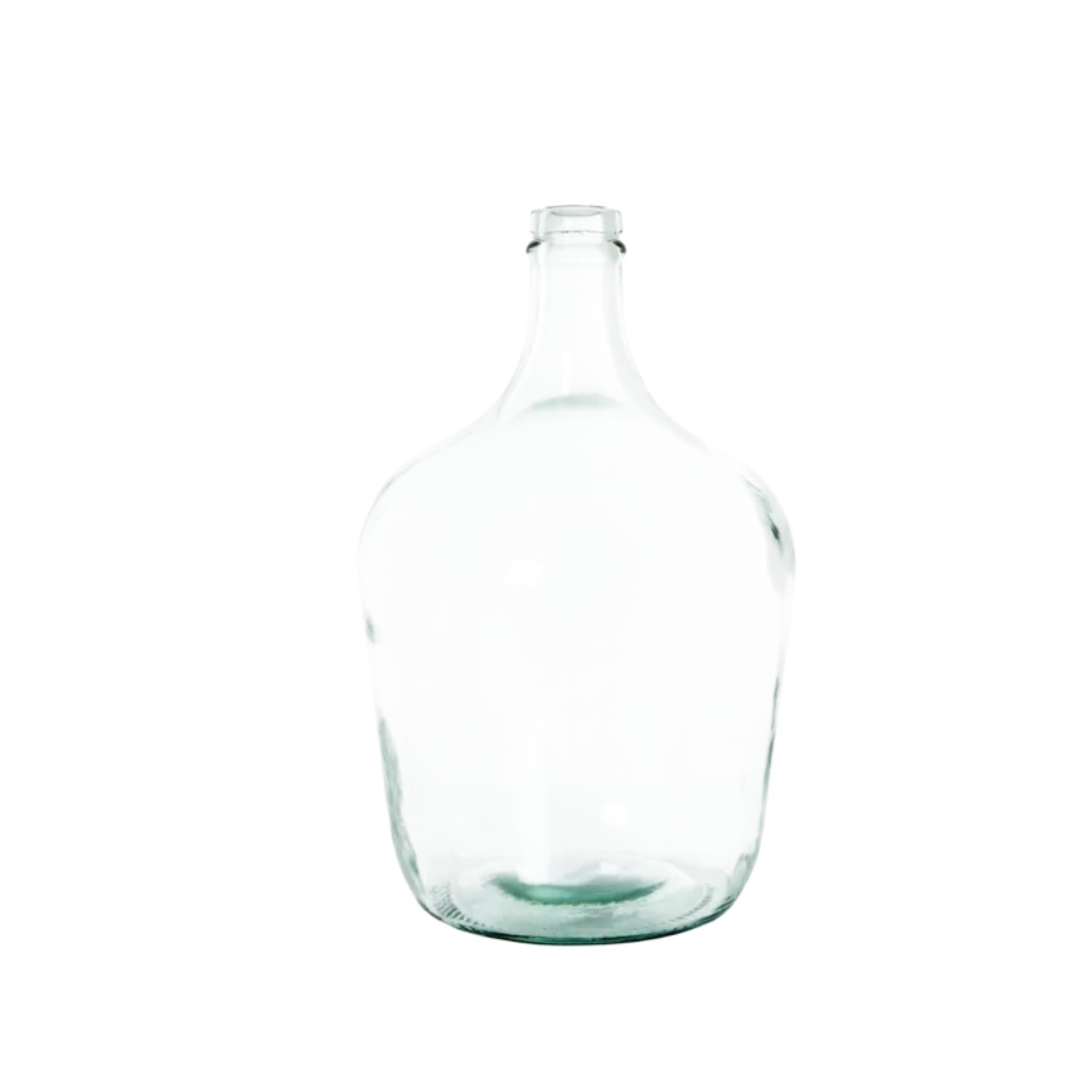 Bouteille en verre pour stockage de liquides - 22 x 22 x 30-maindepotier