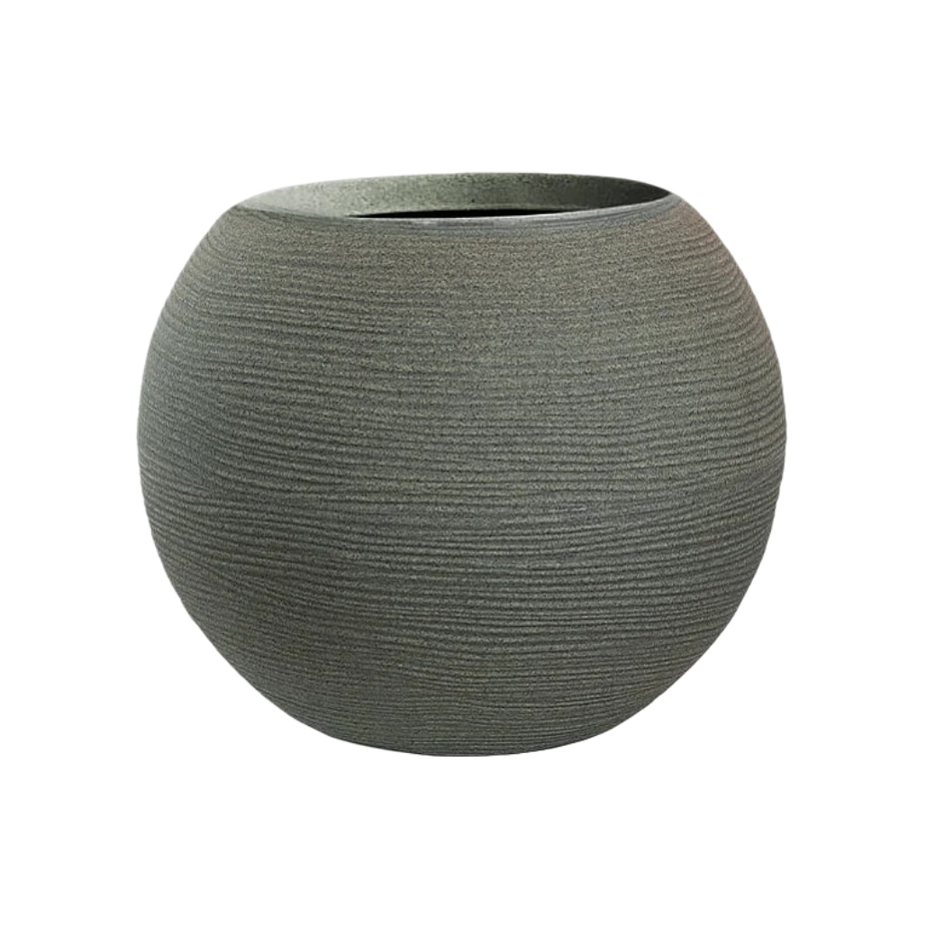 Vase décoratif en céramique pour plantes d'intérieur - 25 x 25 x 20-mainetterre