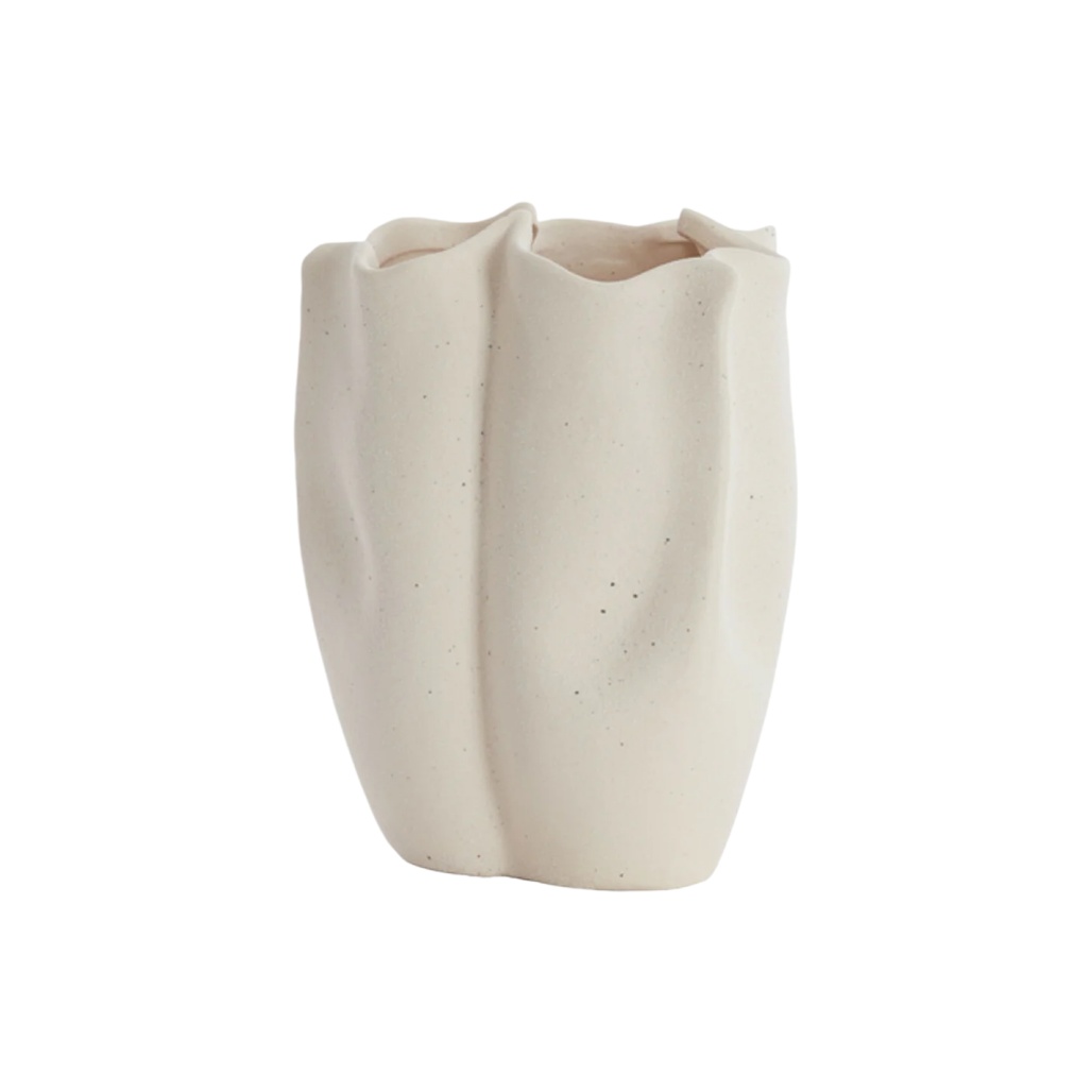 Vase décoratif en céramique pour décoration intérieure - 10 x 10 x 15-mainetterre