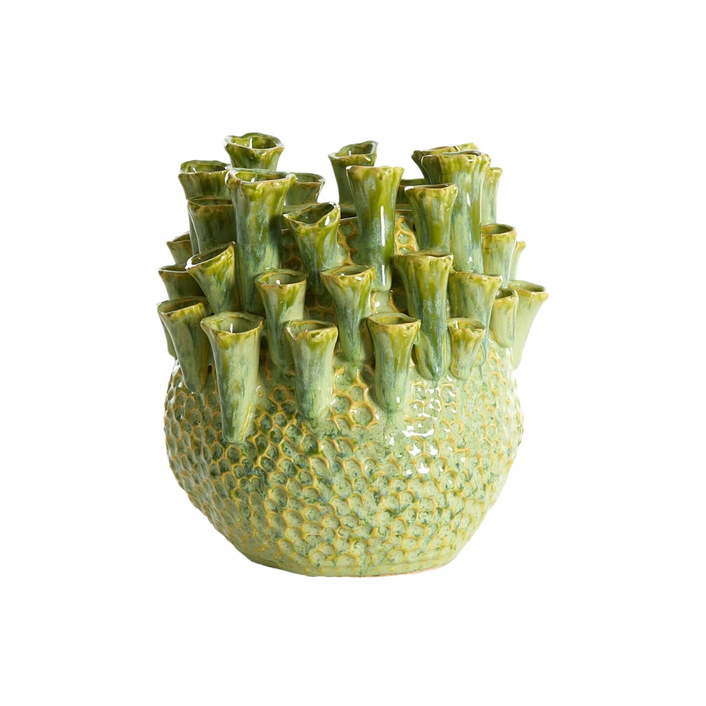 Vase décoratif pour intérieur en céramique - 20 x 20 x 30-mainetterre