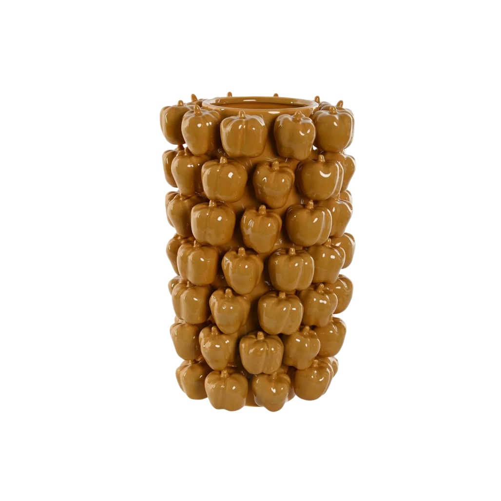 Vase décoratif en céramique pour intérieur - 15 x 15 x 30-ligneartisane