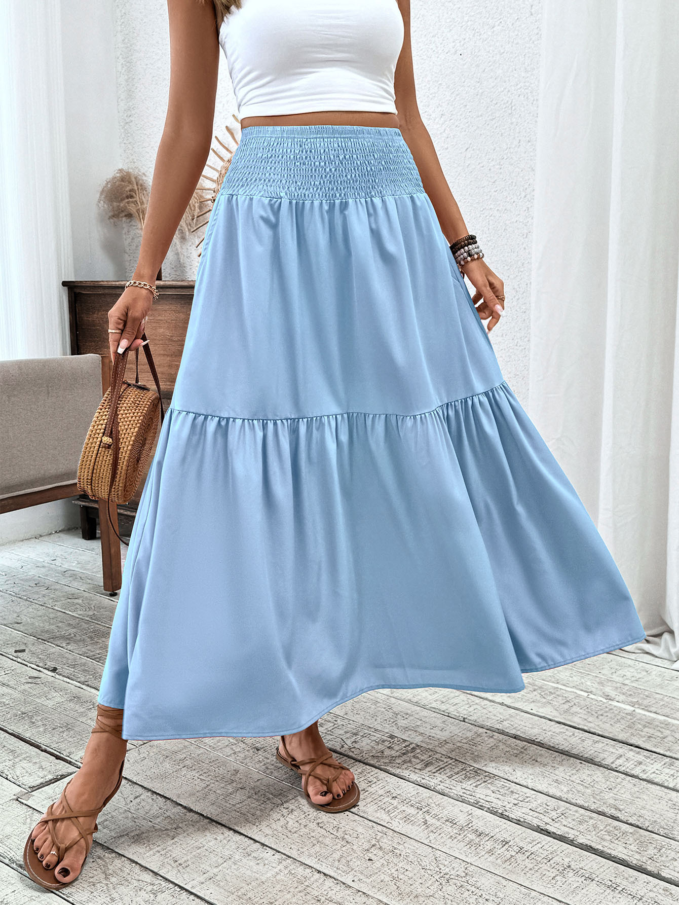 New Arrival: 50% Off Special Offer — Women's Retro-Chic Paneled Flared Midi Skirt