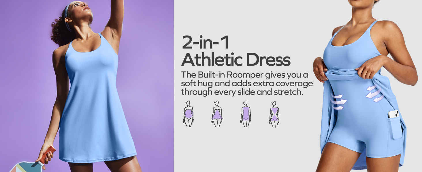 easy peezy dress tennis dress athletic dress workout dress with open back