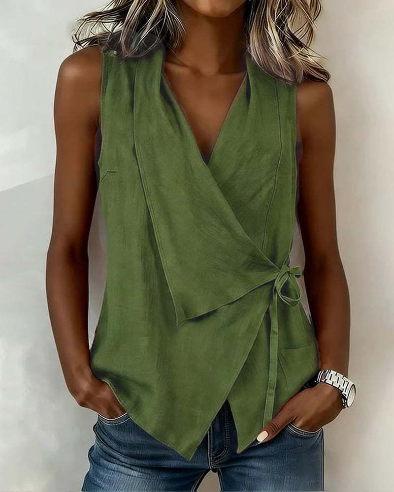 New Arrival: Women's Casual Solid-Color Short-Sleeve Top