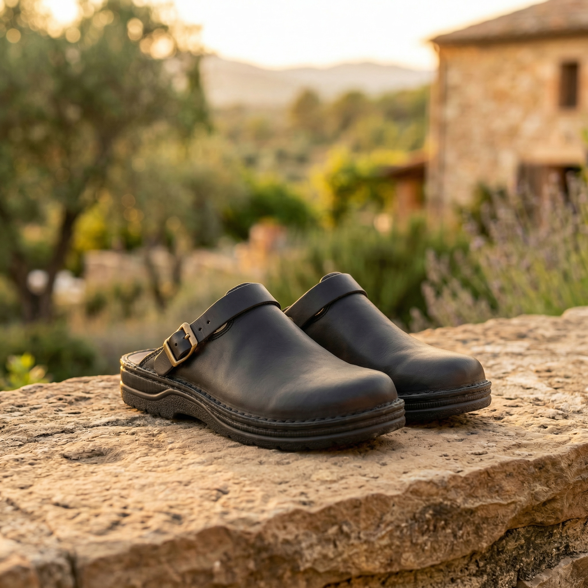 Siena Leather Clogs