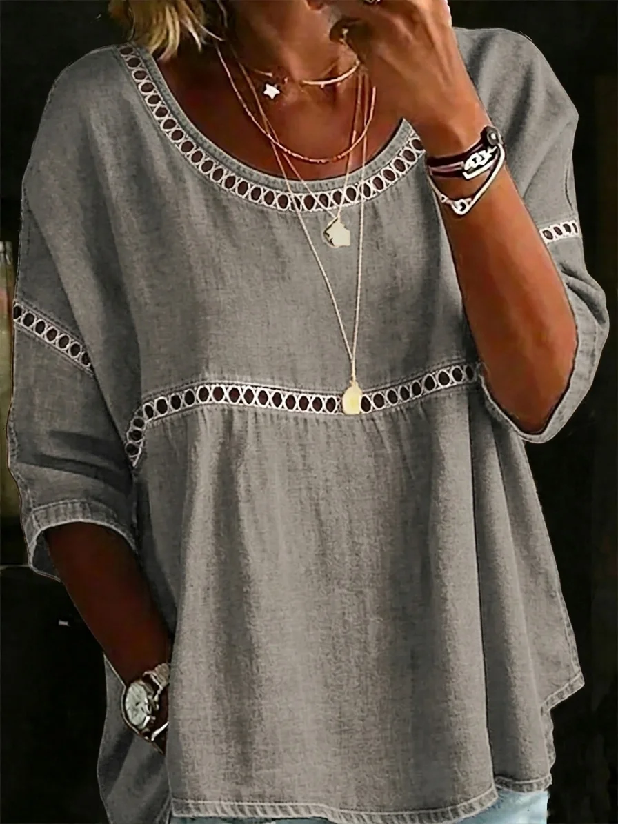 New Arrivals🔥 Women's Vintage Casual Loose Linen Blouse Shirt