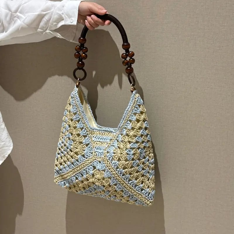 🌴 Hand-Woven Straw Bag | Unique Artisanal Design