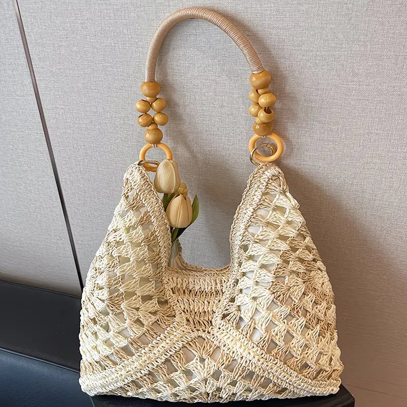 🌴 Hand-Woven Straw Bag | Unique Artisanal Design
