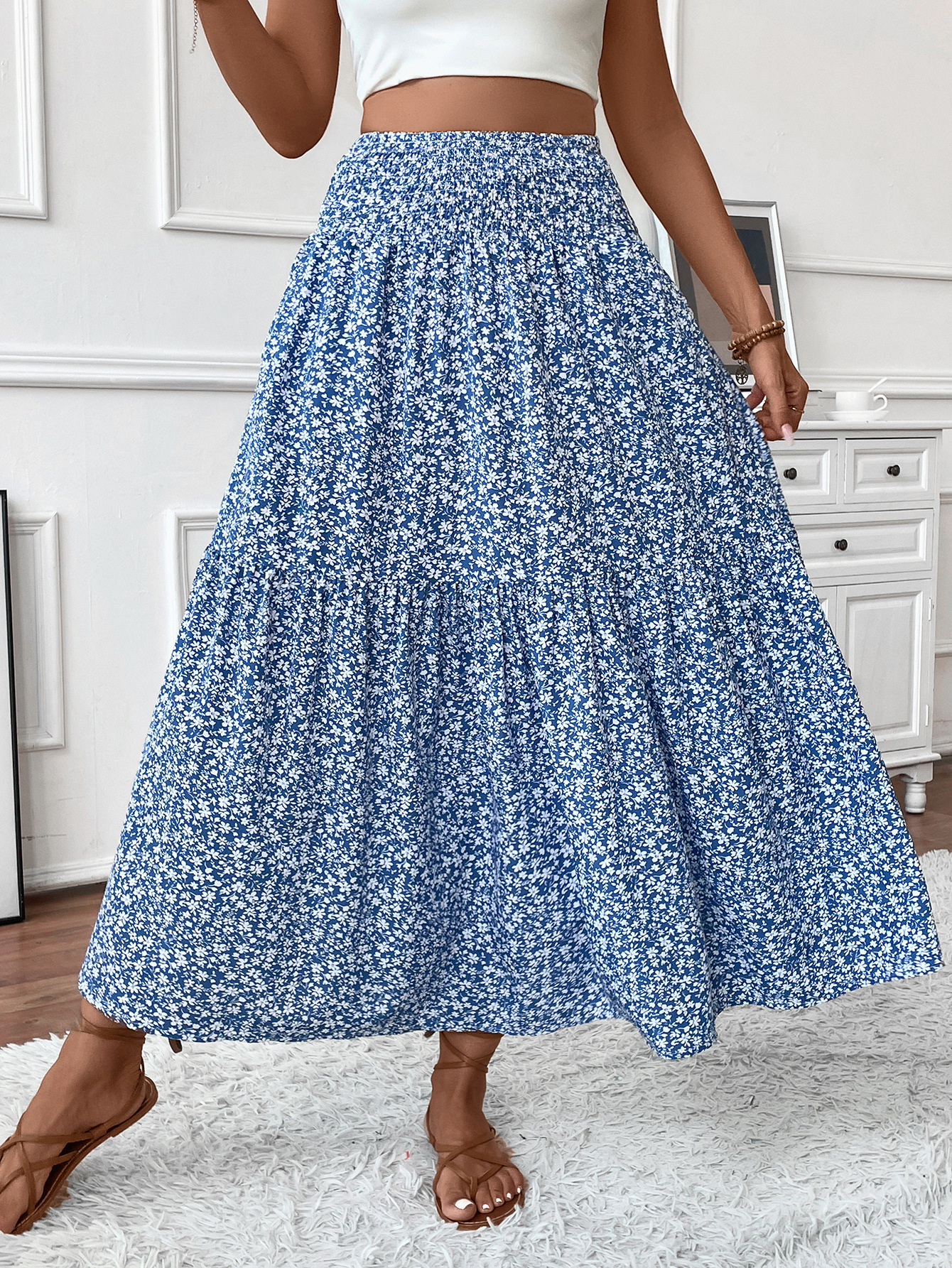 New Arrival: 50% Off Special Offer — Women's Retro-Chic Paneled Flared Midi Skirt