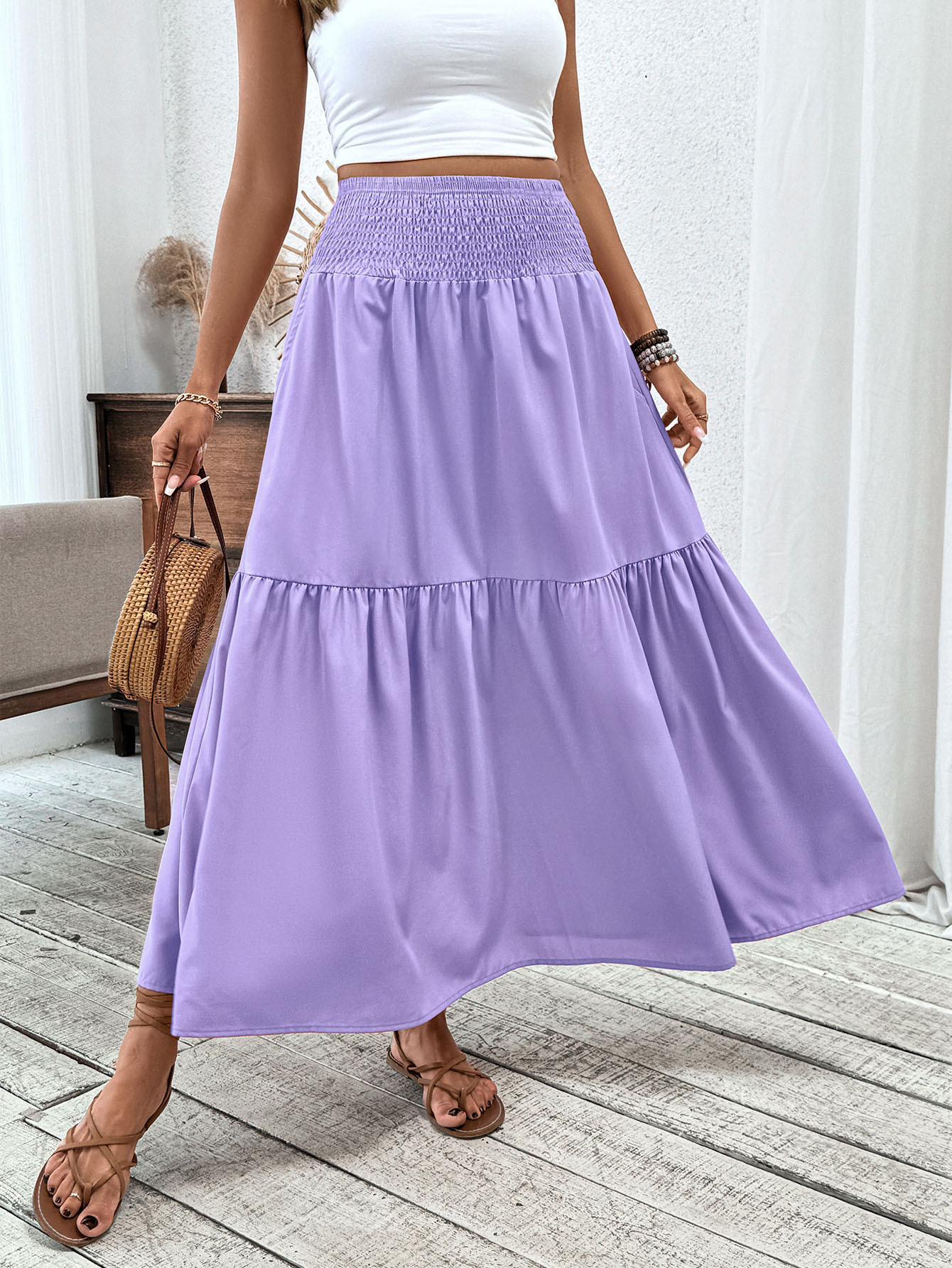 New Arrival: 50% Off Special Offer — Women's Retro-Chic Paneled Flared Midi Skirt