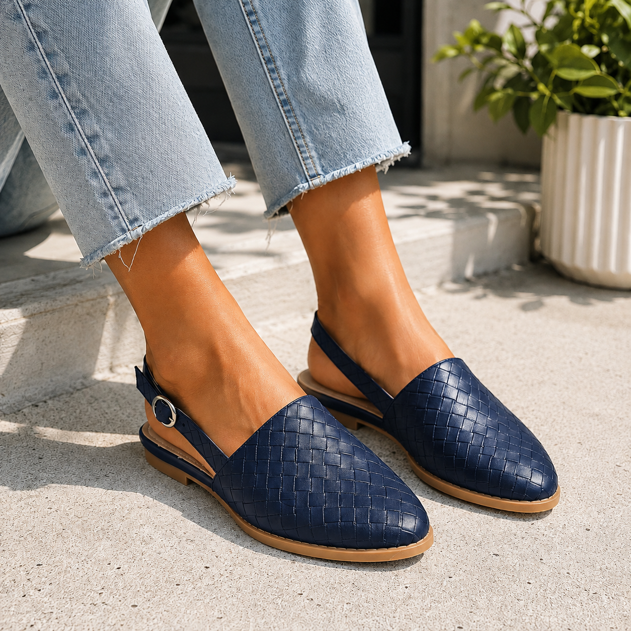Simonetta – Comfortable Braided Sandals