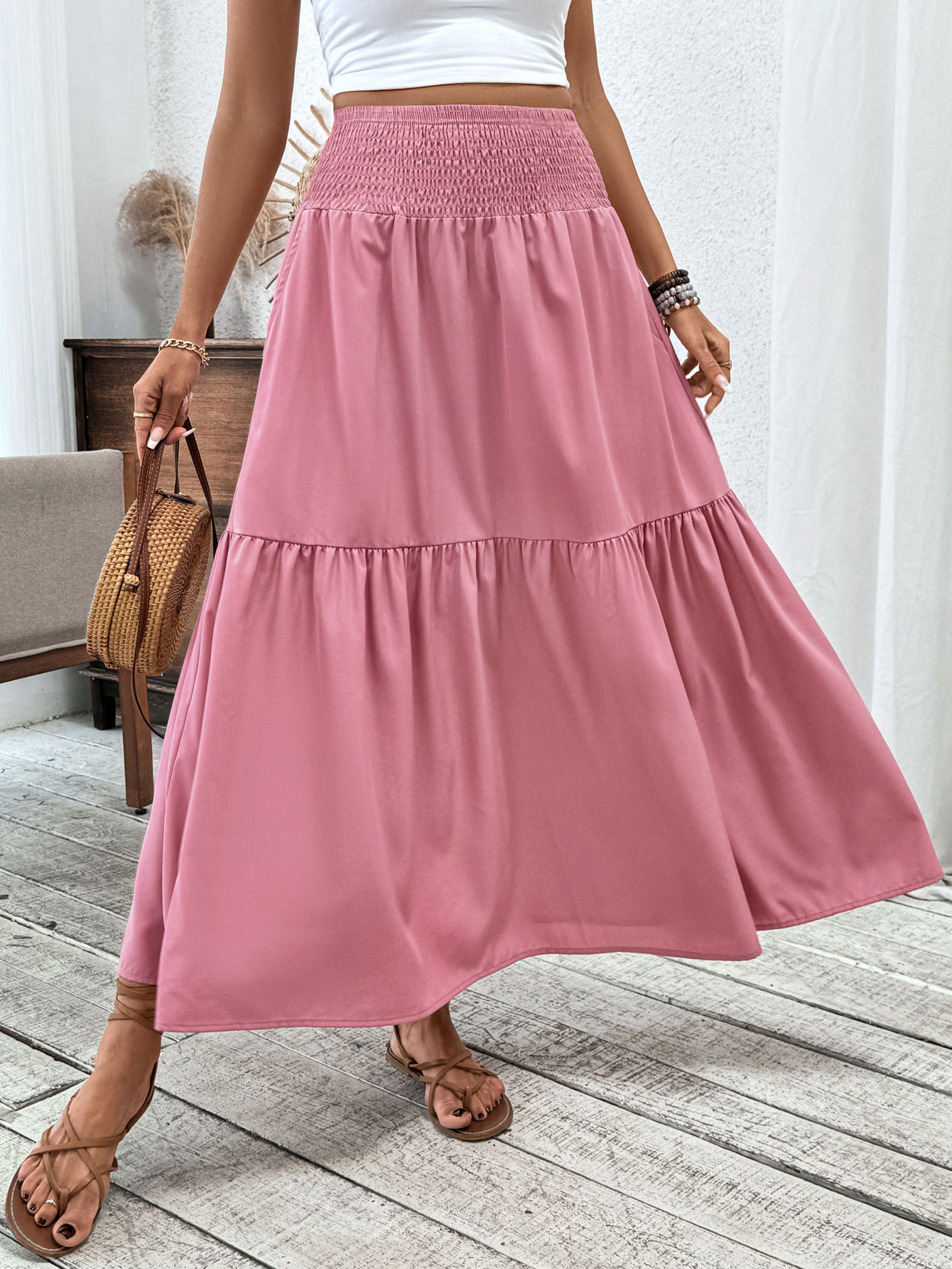 New Arrival: 50% Off Special Offer — Women's Retro-Chic Paneled Flared Midi Skirt