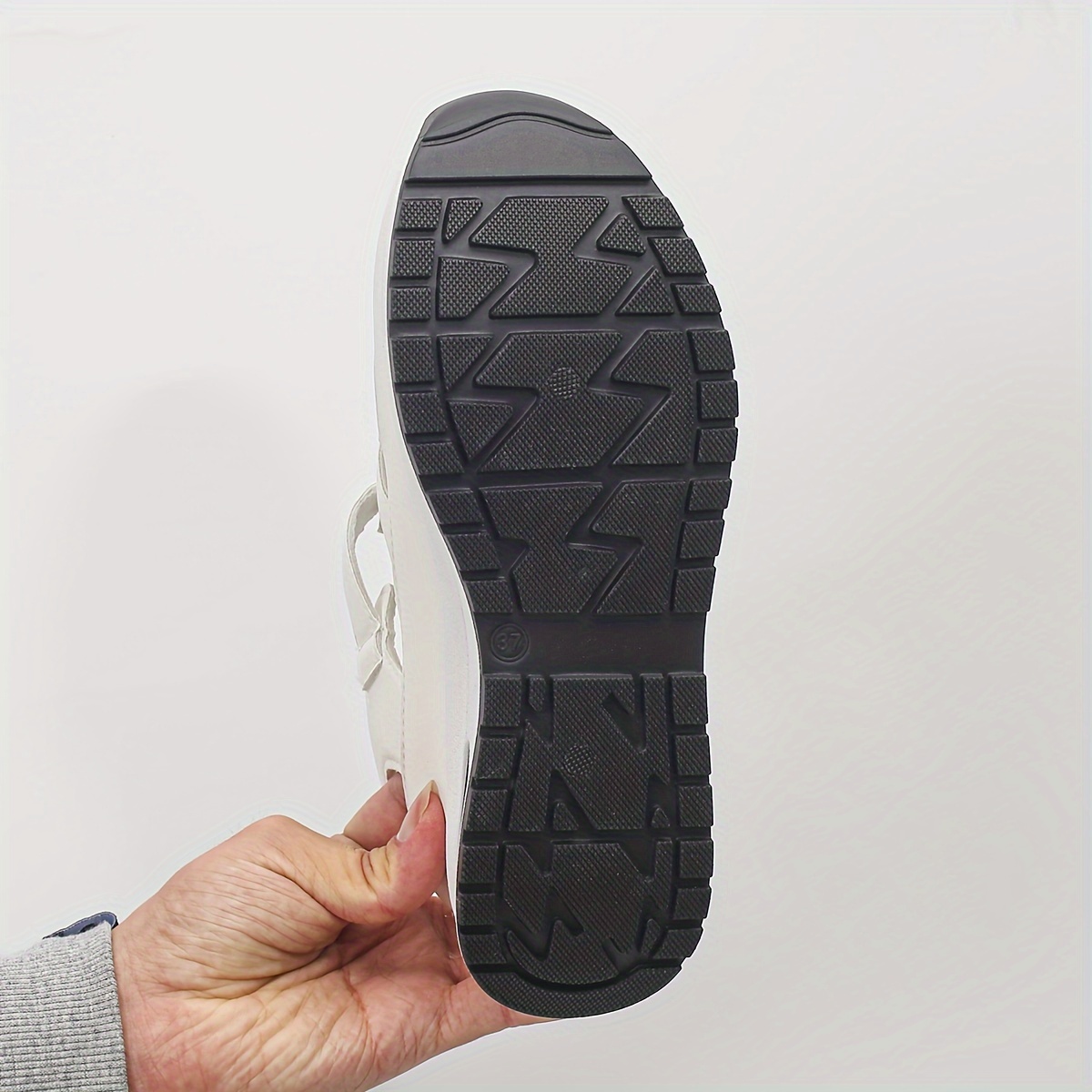 Womens Soft Sole Platform Sandals, Round Toe Comfortable Casual Walking Shoes, Hollow Wedge Breathable Sandals