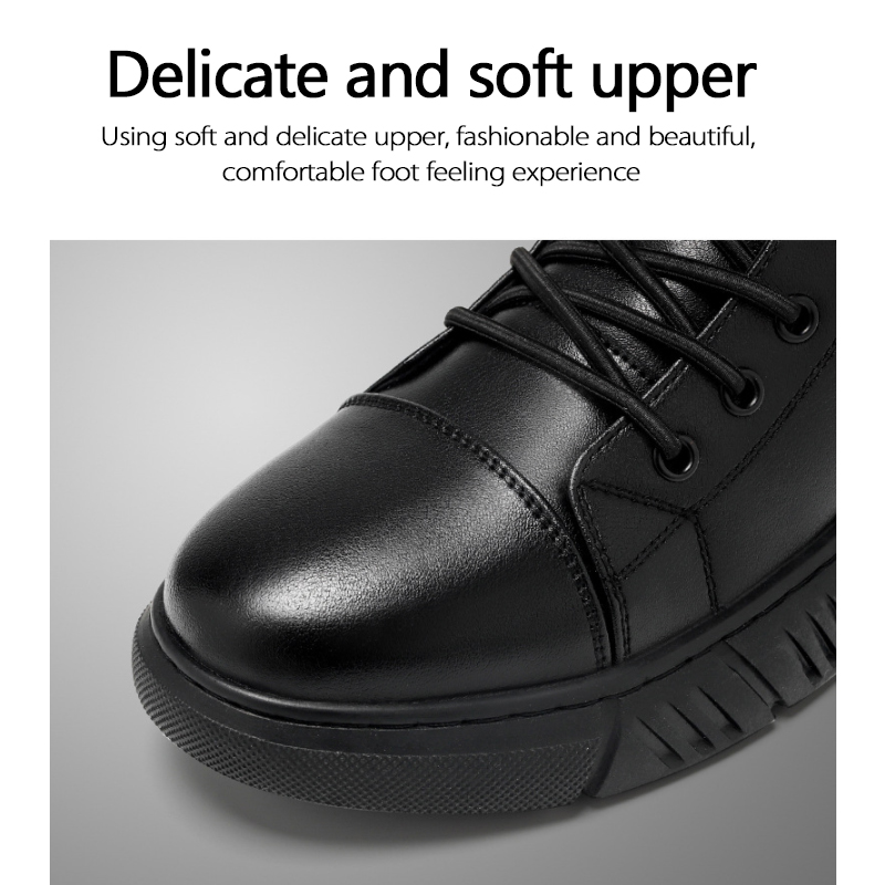 🔥Men's 2026 Ultimate Leather Boots - Waterproof & Orthopedic Comfort Casual Work Boots