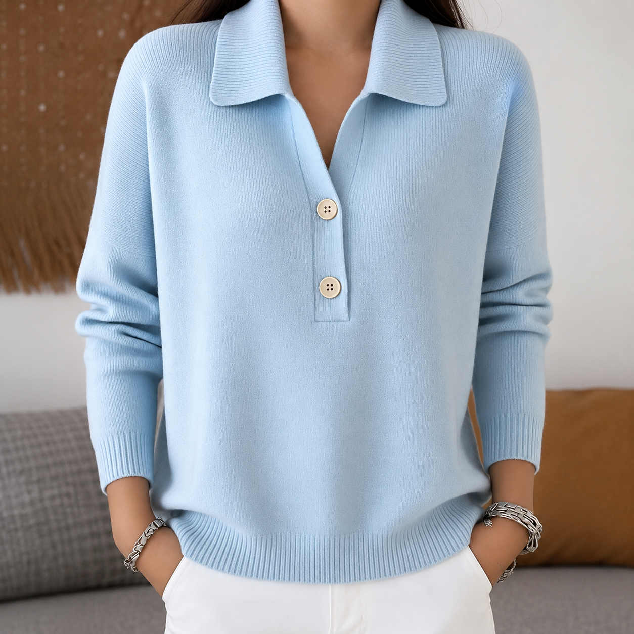 FALL SALE🔥 Women's V-neck Cashmere Sweater