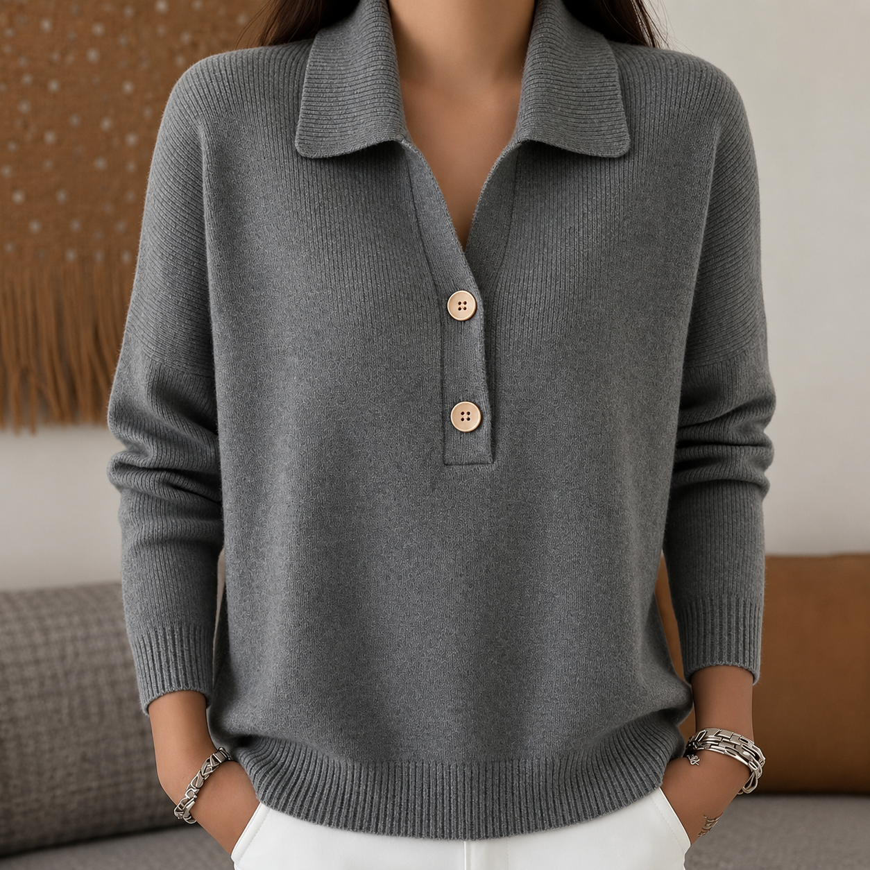 FALL SALE🔥 Women's V-neck Cashmere Sweater