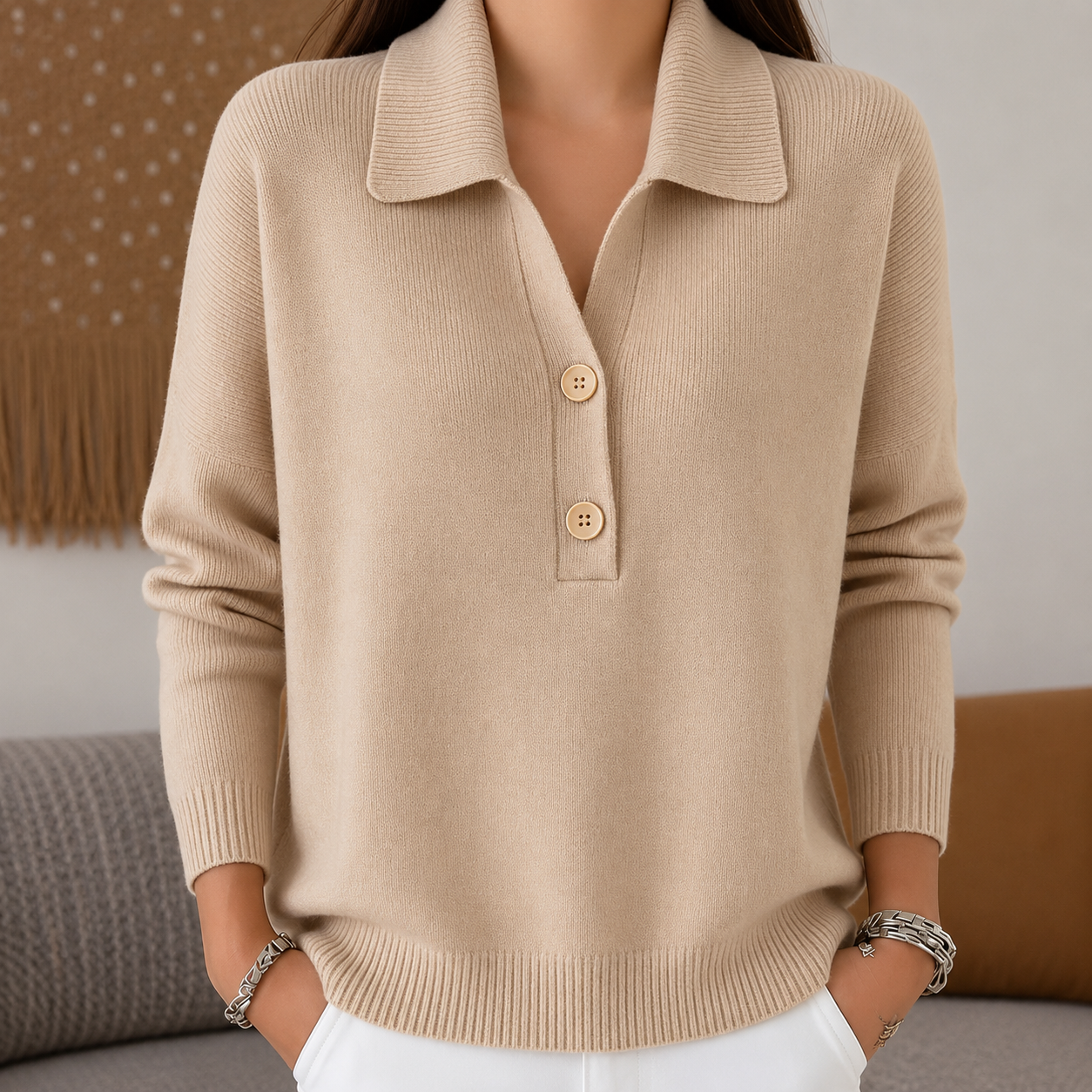 FALL SALE🔥 Women's V-neck Cashmere Sweater