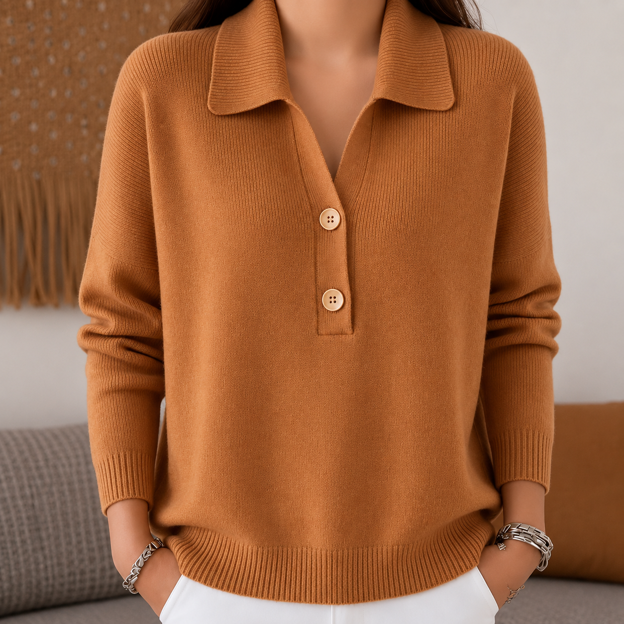 FALL SALE🔥 Women's V-neck Cashmere Sweater