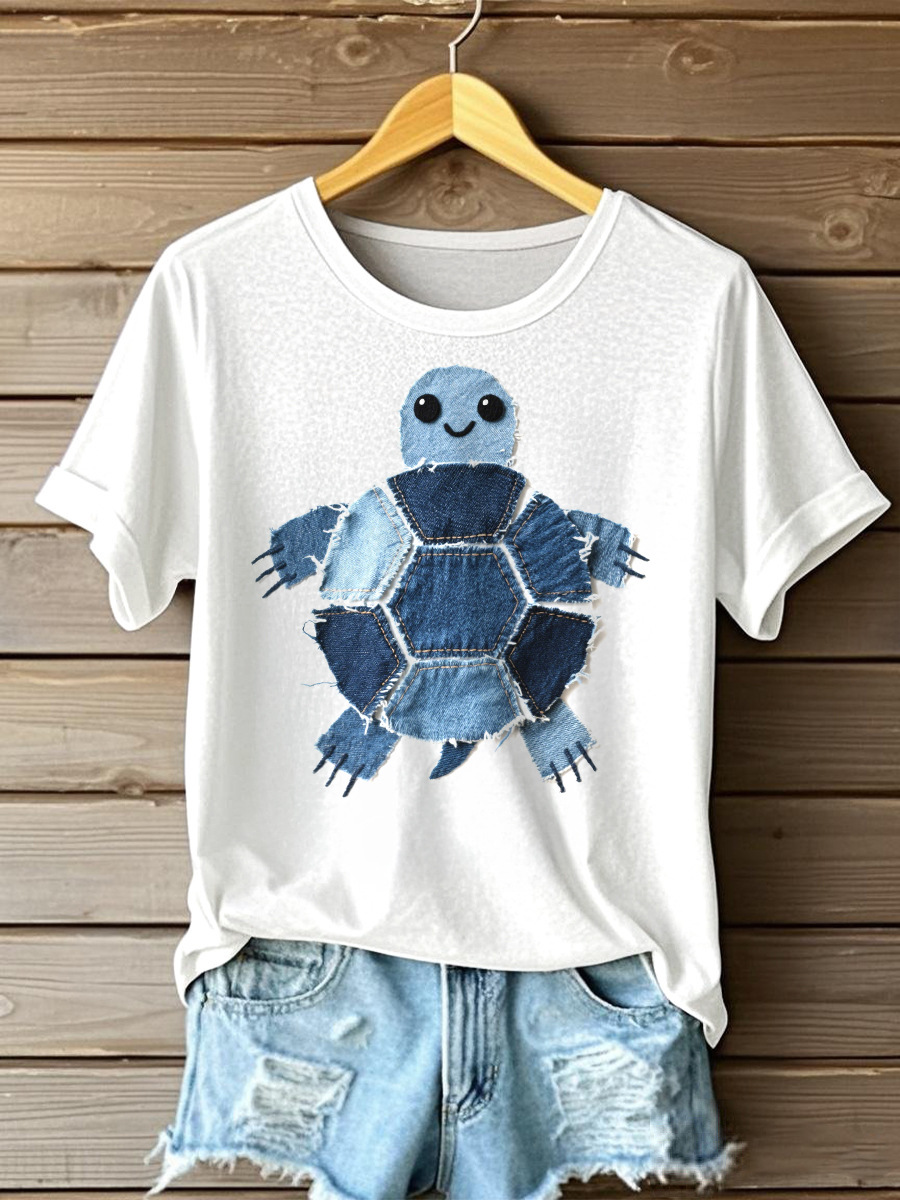 Women's dog lover crew neck t-shirt