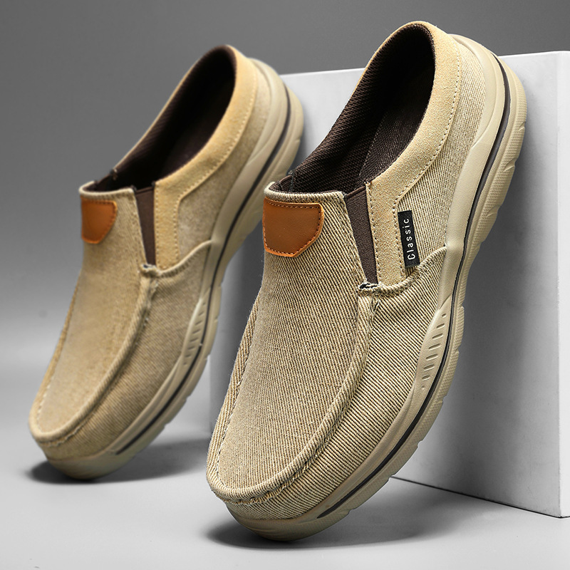 Men's Orthopedic Slip-On Loafers – Wide Toe, Arch Support & Waterproof