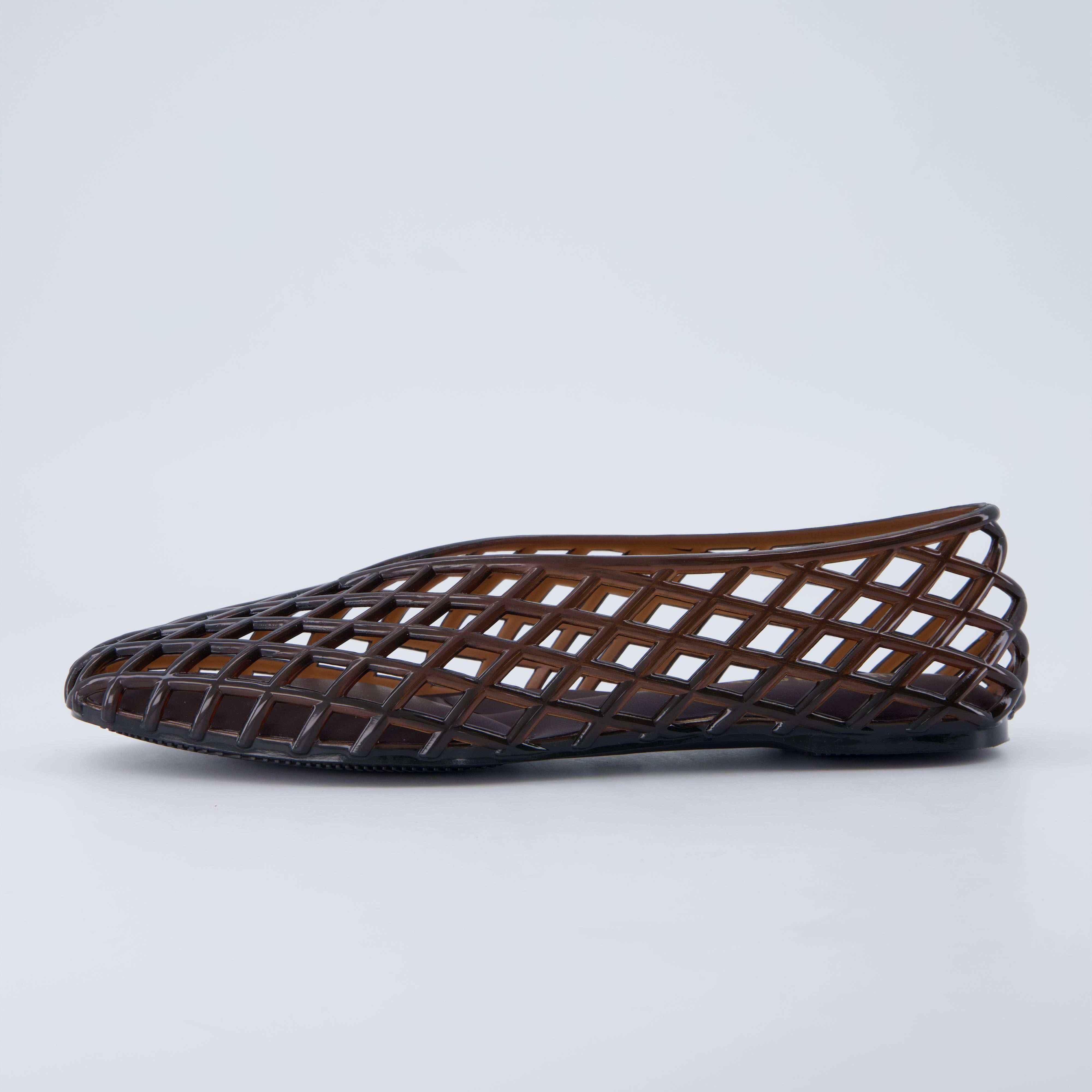 OnlyOnea Lattice Jelly Flats