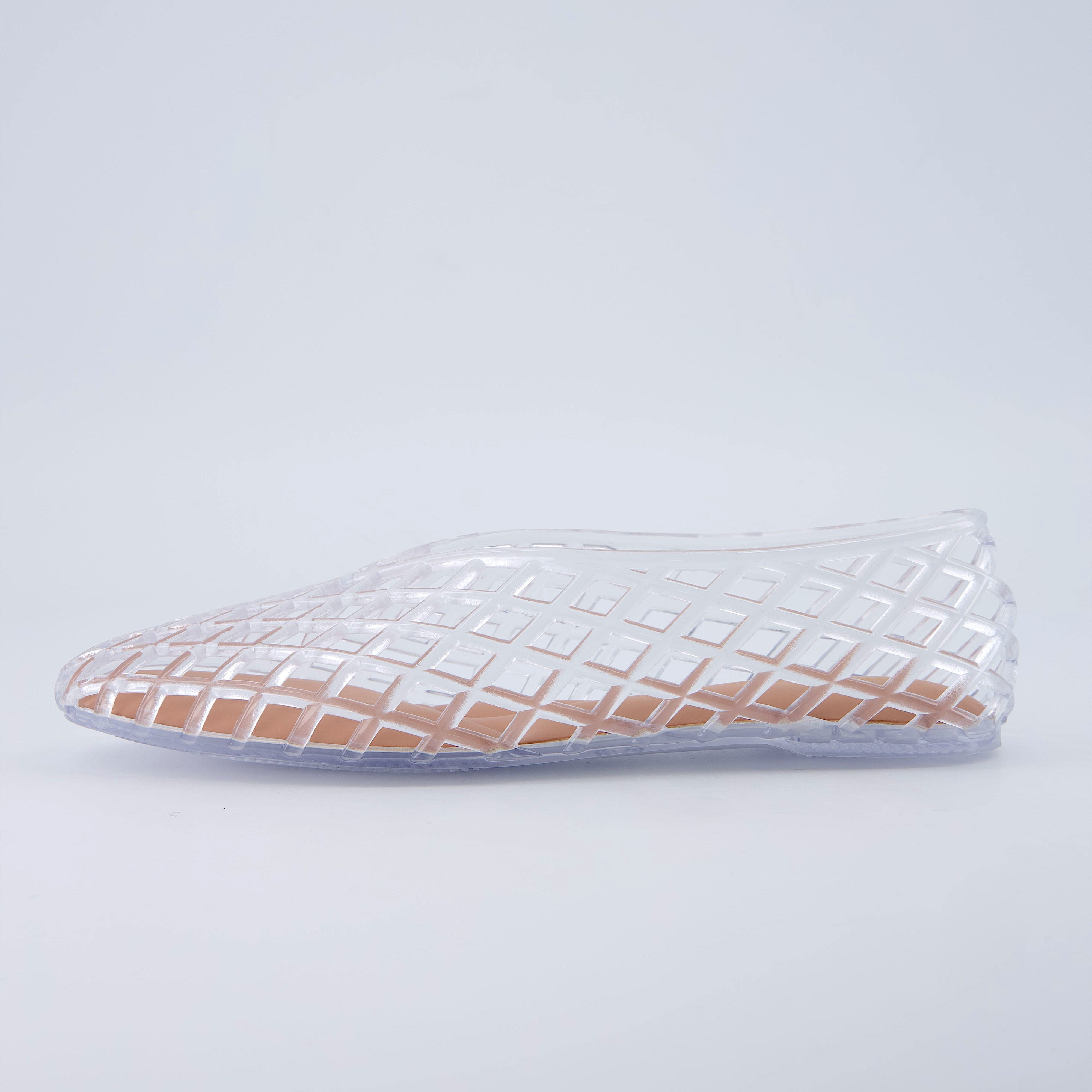 OnlyOnea Lattice Jelly Flats