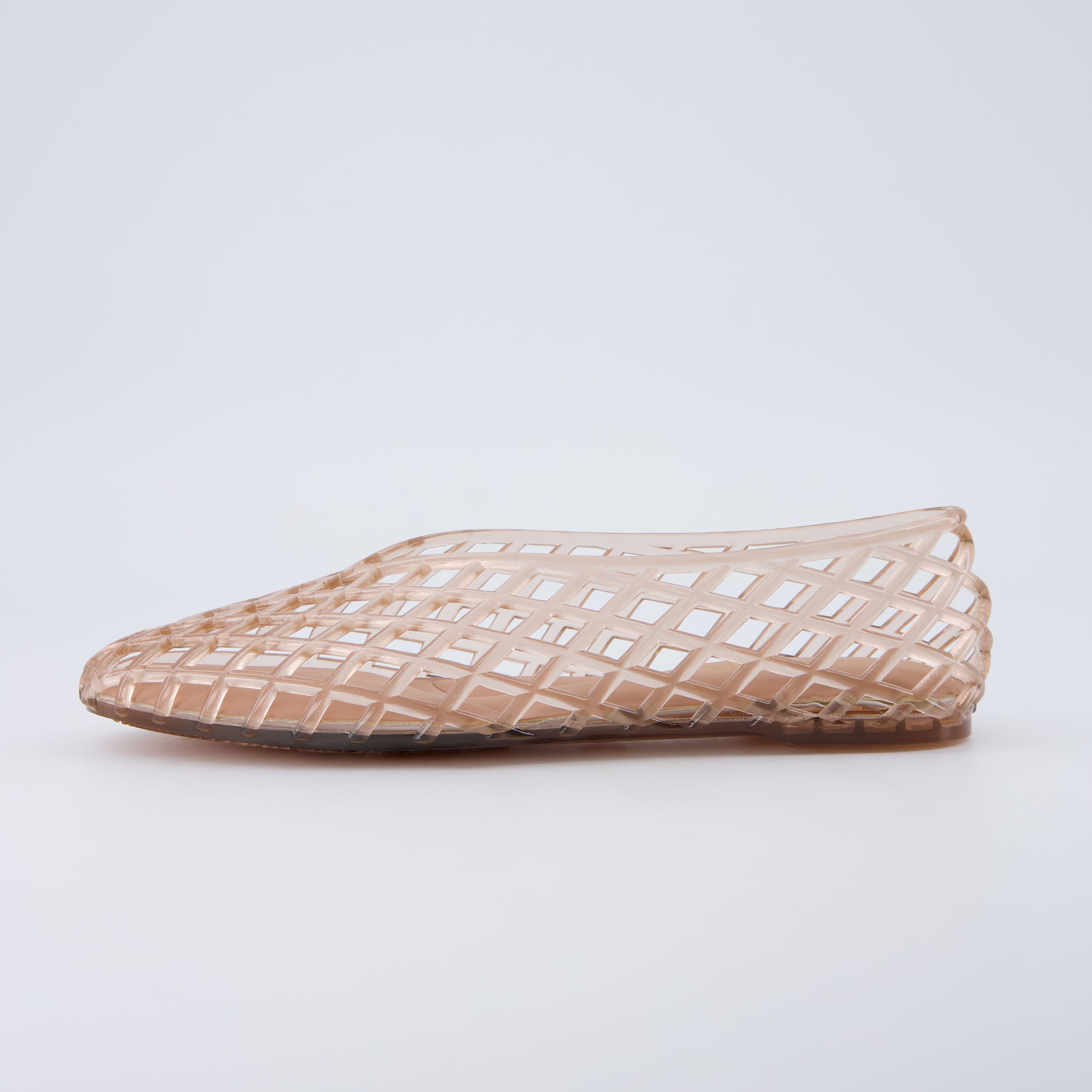 OnlyOnea Lattice Jelly Flats