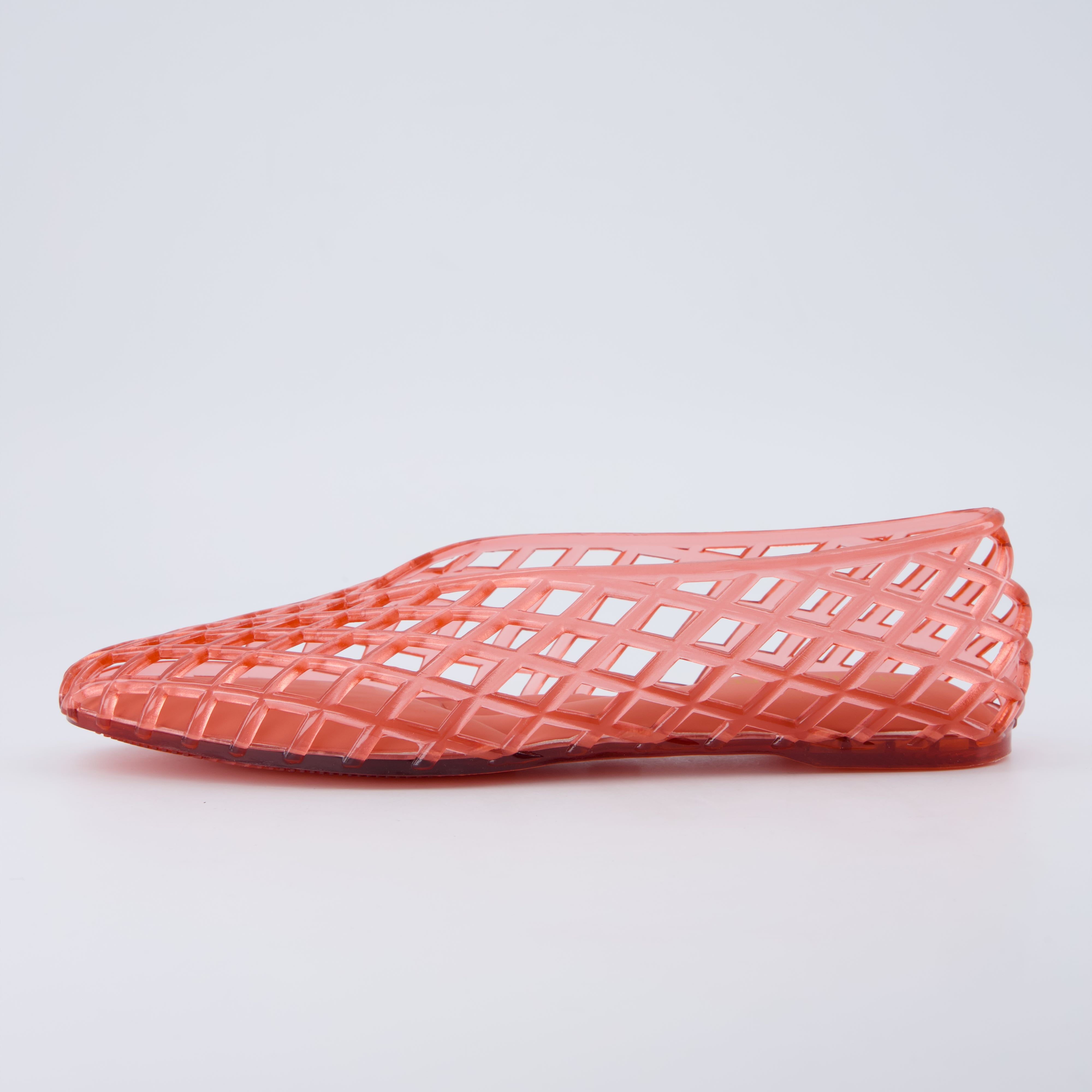 OnlyOnea Lattice Jelly Flats
