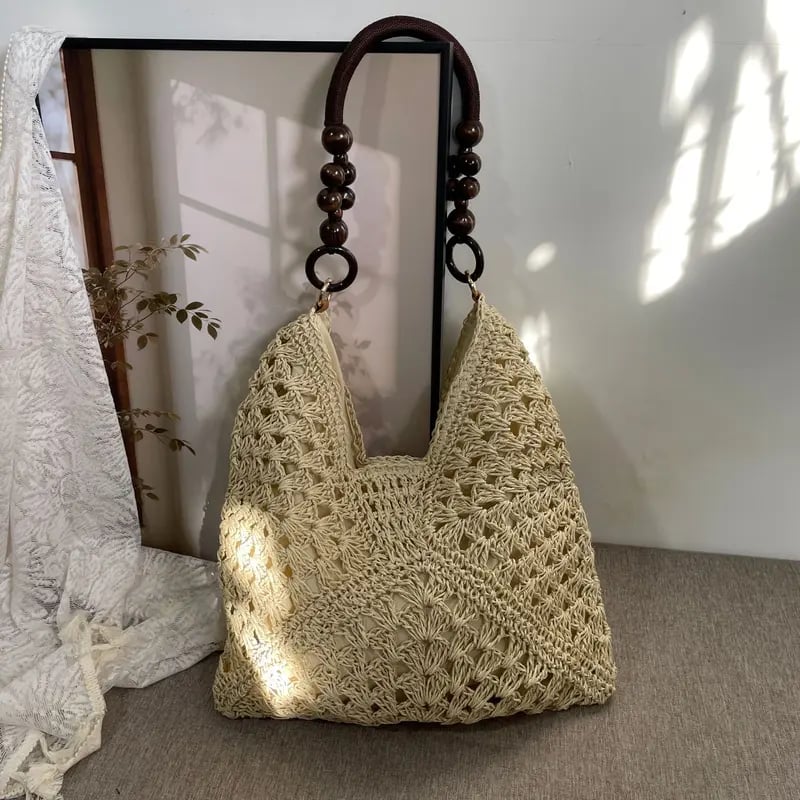 🌴 Hand-Woven Straw Bag | Unique Artisanal Design