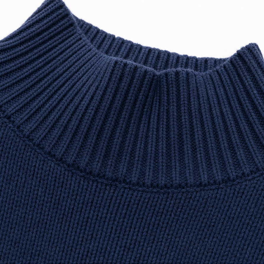 Wearbella Asymmetric Wrap Front Sweater – Elegant Lantern Sleeve Knit Top