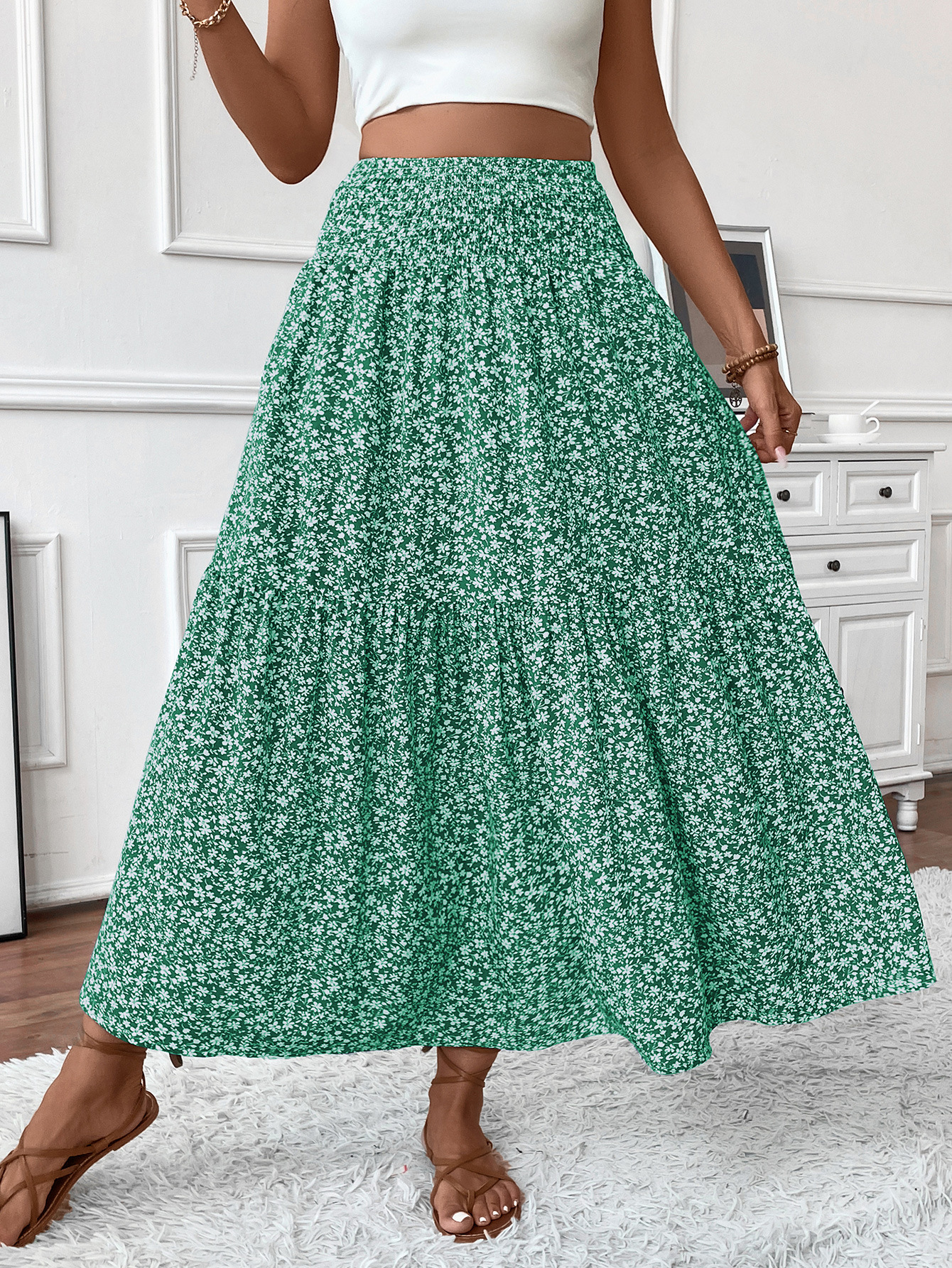 New Arrival: 50% Off Special Offer — Women's Retro-Chic Paneled Flared Midi Skirt