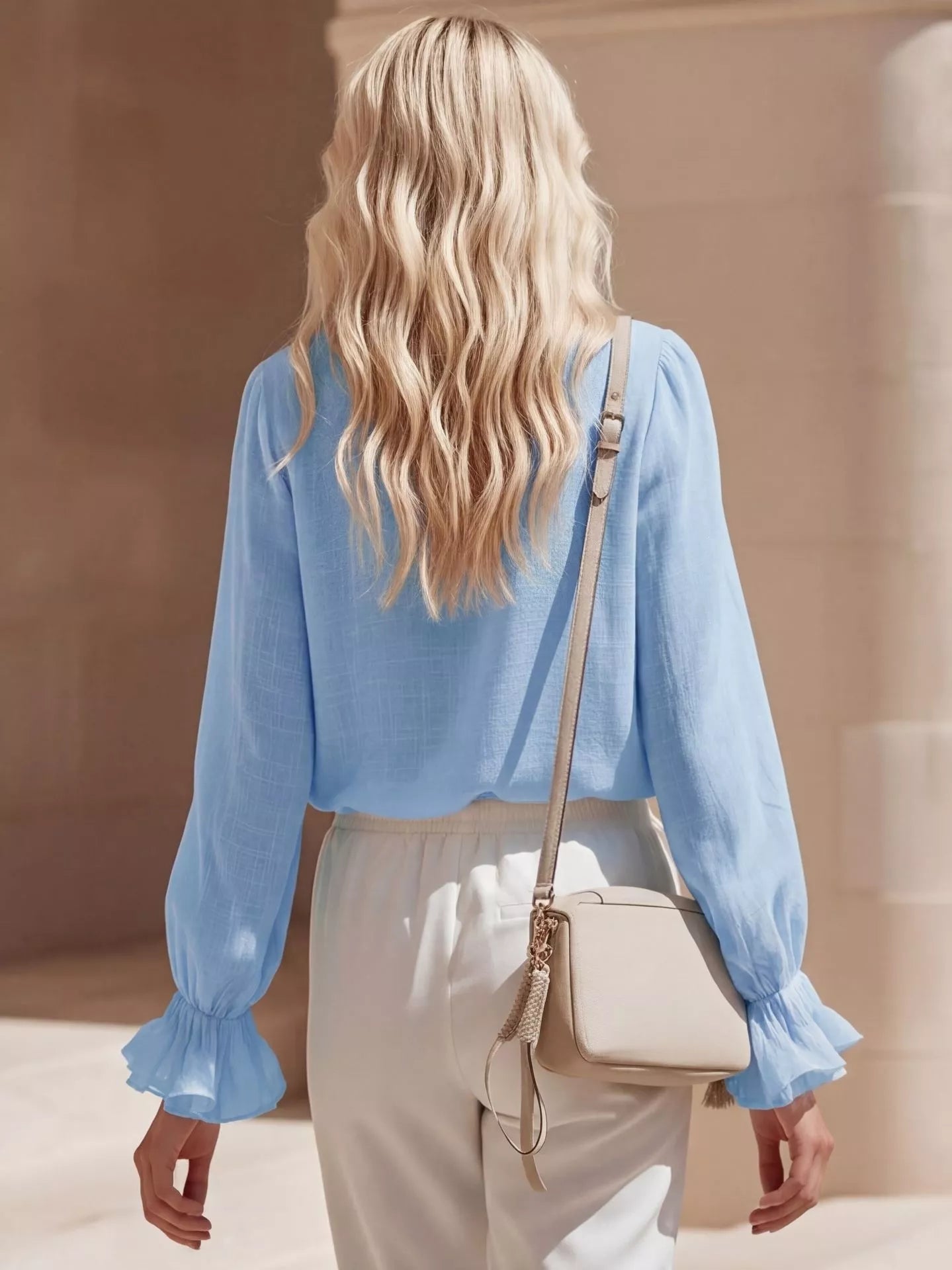 Ruffle Romance Blouse | Ruffle Blouse - Design 