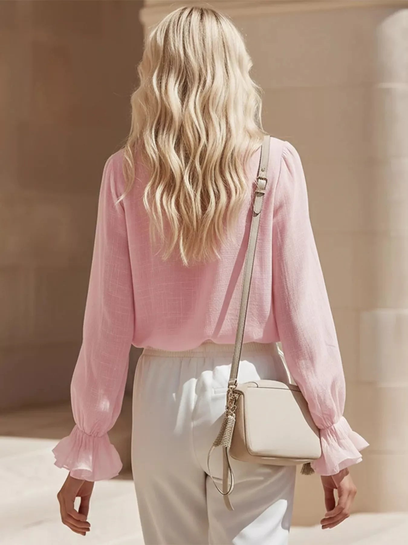 Ruffle Romance Blouse | Ruffle Blouse - Design 