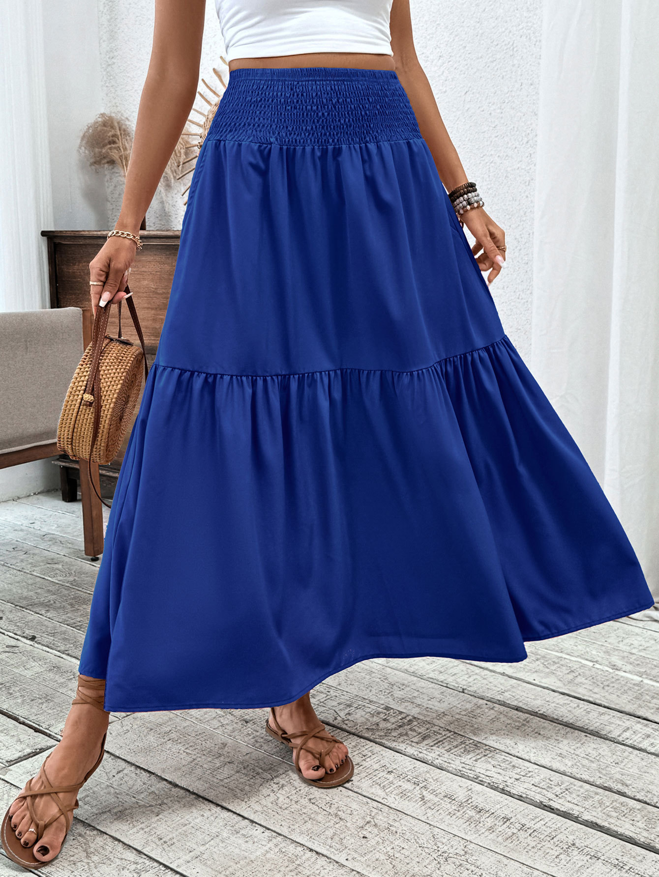 New Arrival: 50% Off Special Offer — Women's Retro-Chic Paneled Flared Midi Skirt