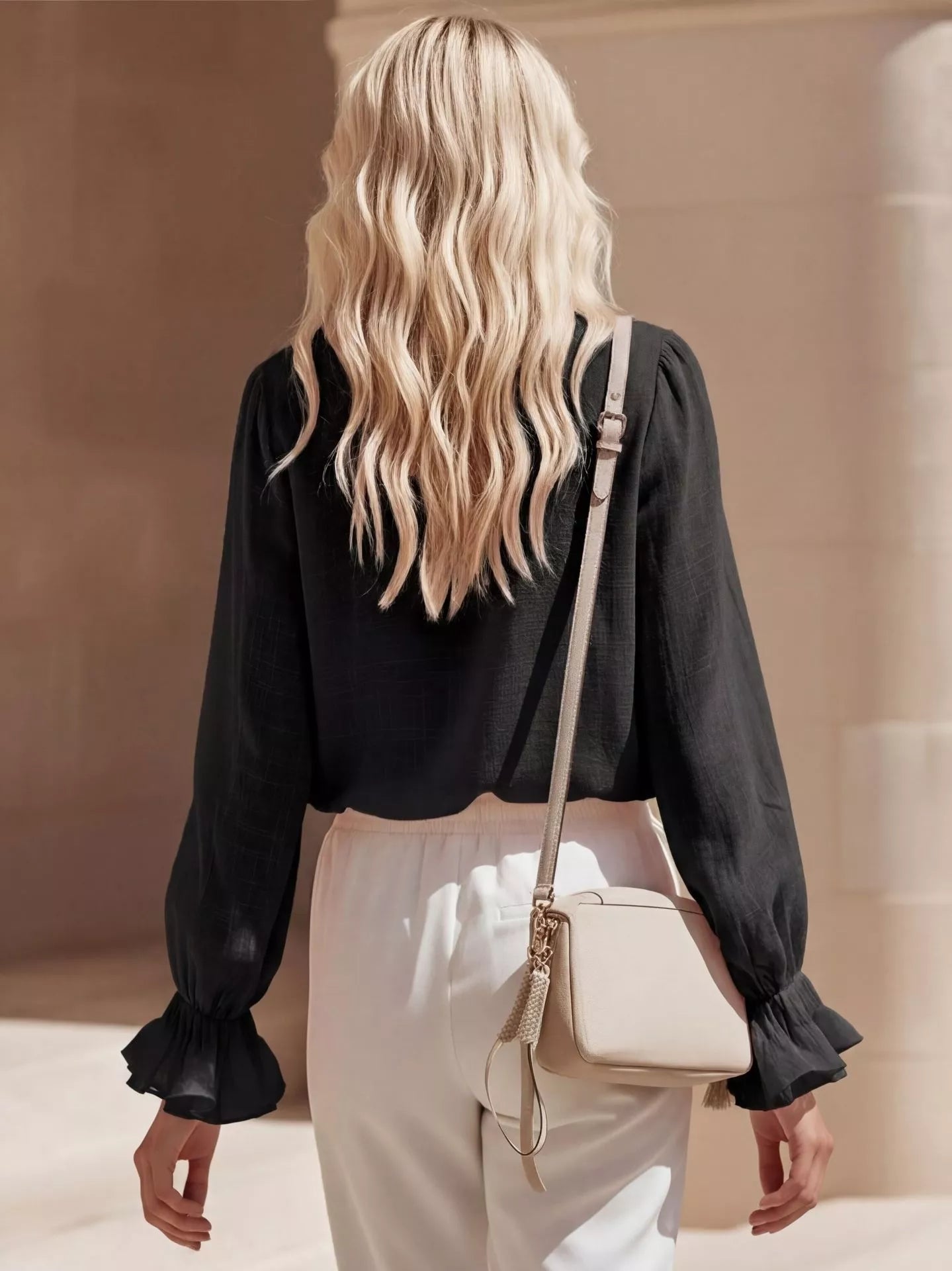 Ruffle Romance Blouse | Ruffle Blouse - Design 