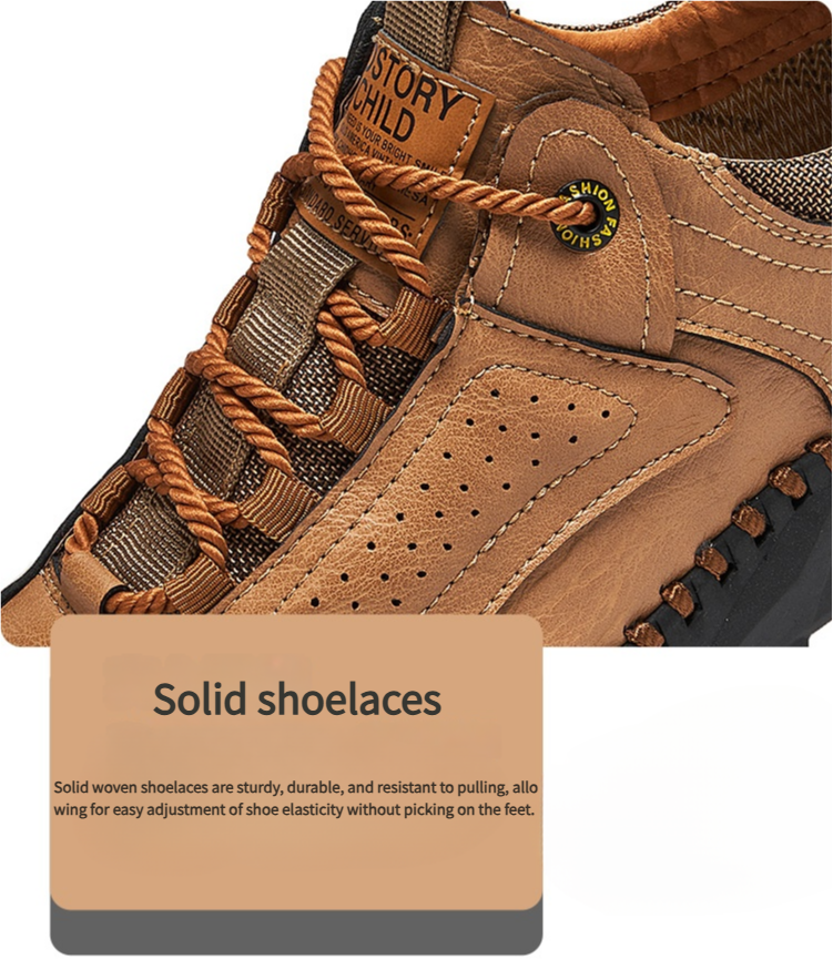 🔥 60% Off &ndash; Classic Leather Hiking Boots | Genuine leather, arch support, wide toe box, waterproof and slip-resistant