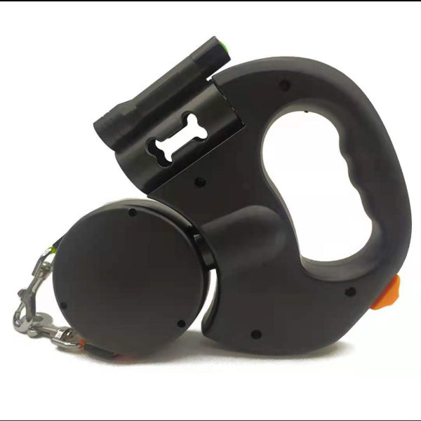 🔥Free Shipping⚡️Retractable Dog Leash For Small Dogs Reflective Dual Pet Leash Lead 360 Swivel No Double Dog Walking Leash With Lights Pet Products