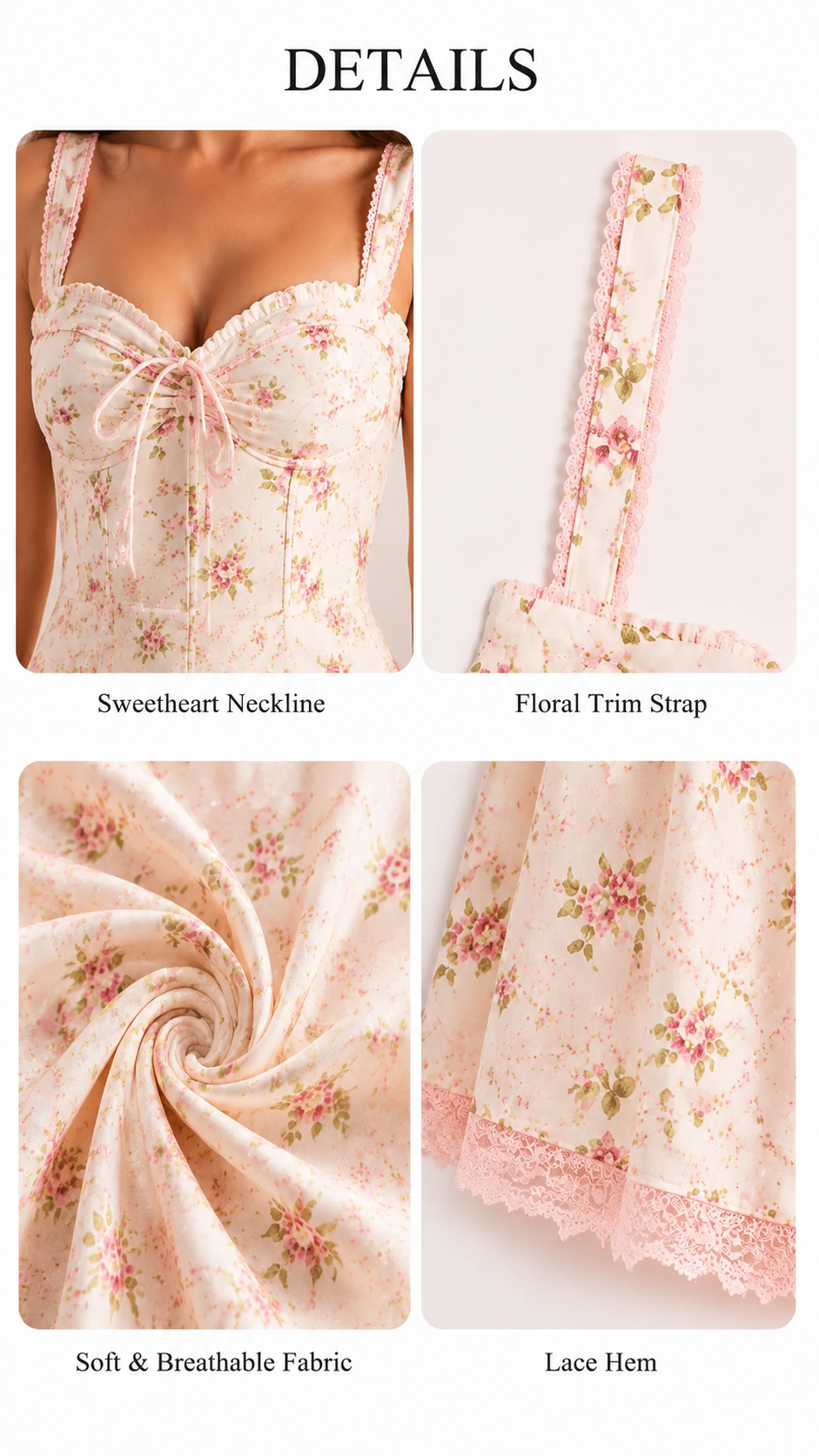 New product launch 🔥Vintage rose pink floral print midi dress
