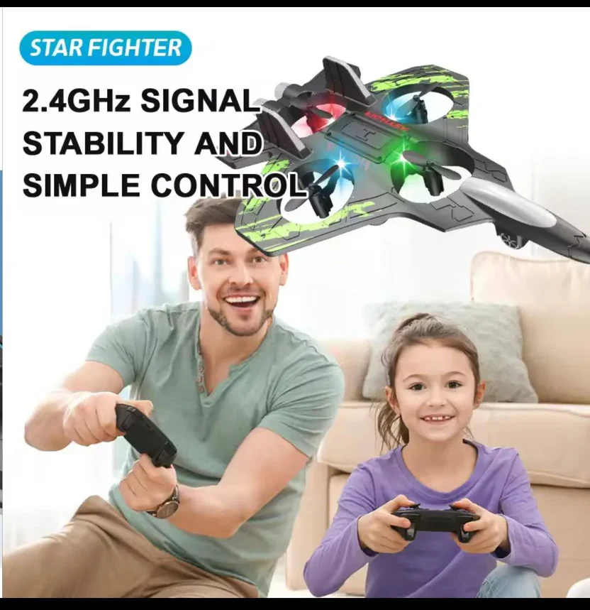 LED Foam Drone for Kids | Remote Control Flying Toy Plane