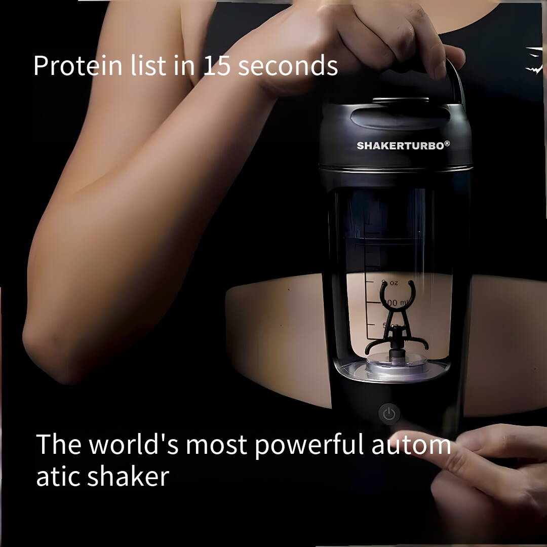 Softgoy® Electric Protein Shaker Bottle – Powerful Automatic Mixing for Smooth, Lump-Free Shakes