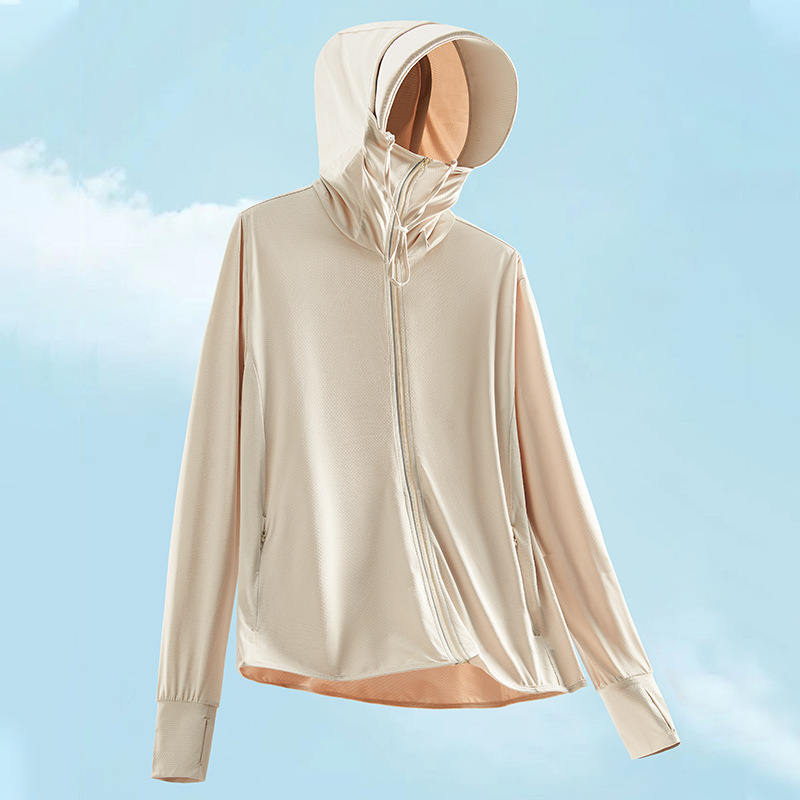 Summer unisex ultra-thin breathable sun protection clothing with UV protection