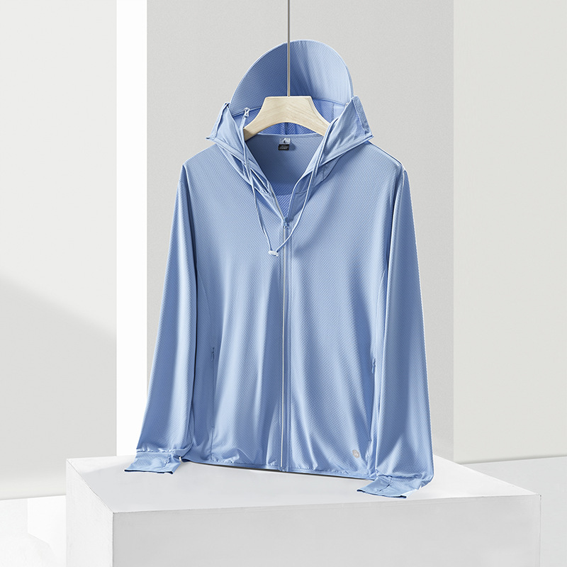 Summer unisex ultra-thin breathable sun protection clothing with UV protection