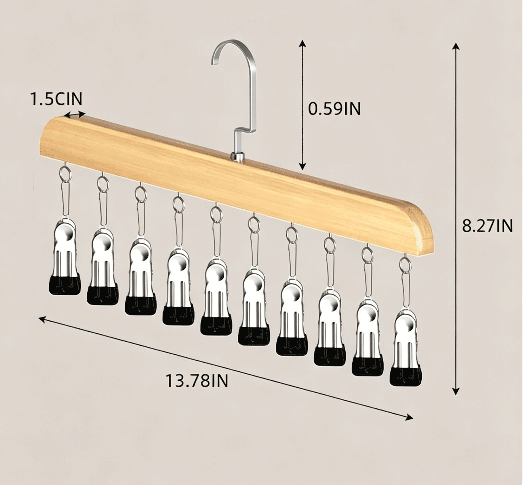 Multifunctional clothes hanger that saves wardrobe space