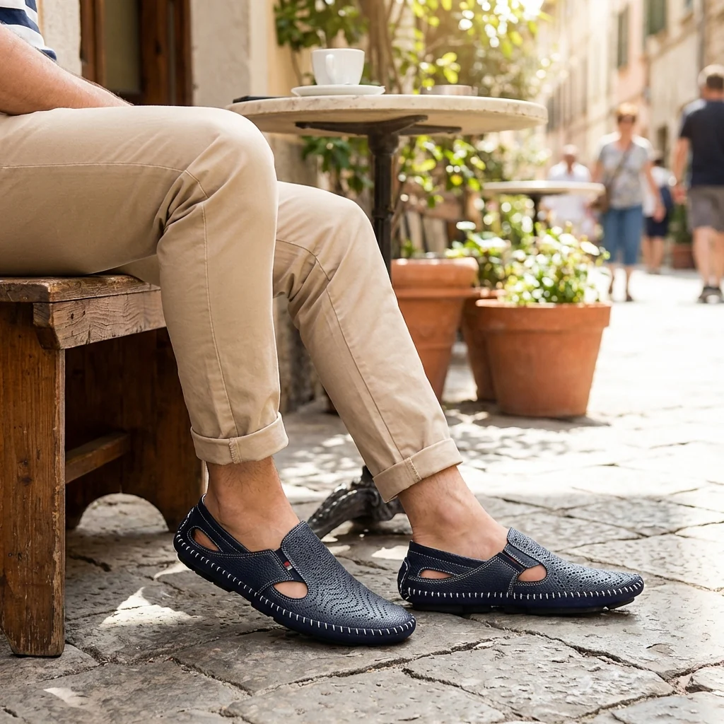 Stylish Men's Cutout Sandals