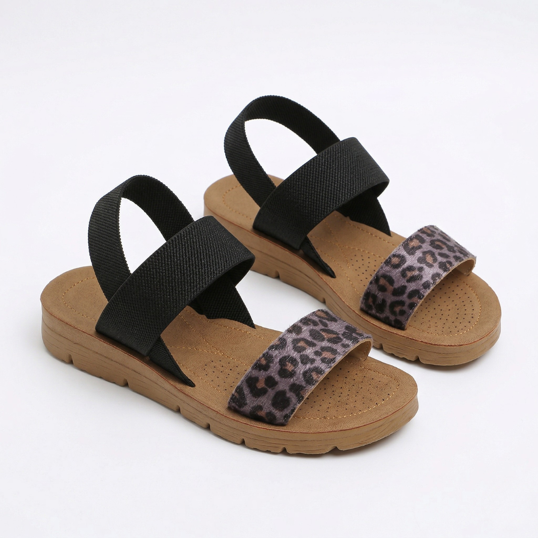 Women’s Strappy Sport Sandals - Heel Strap and Flat Sole