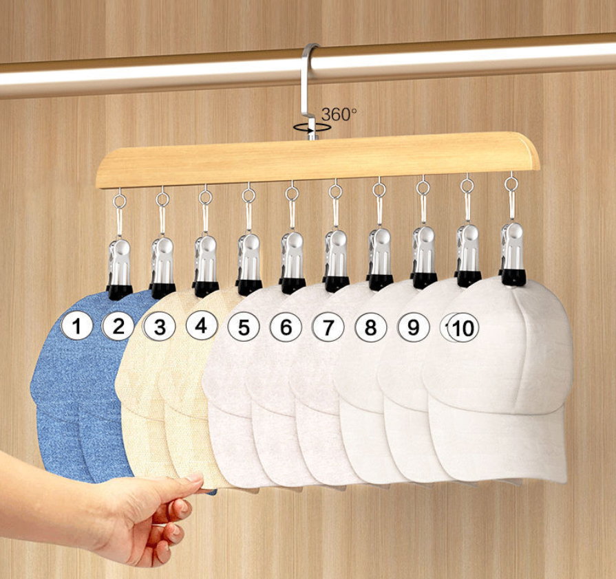 Multifunctional clothes hanger that saves wardrobe space