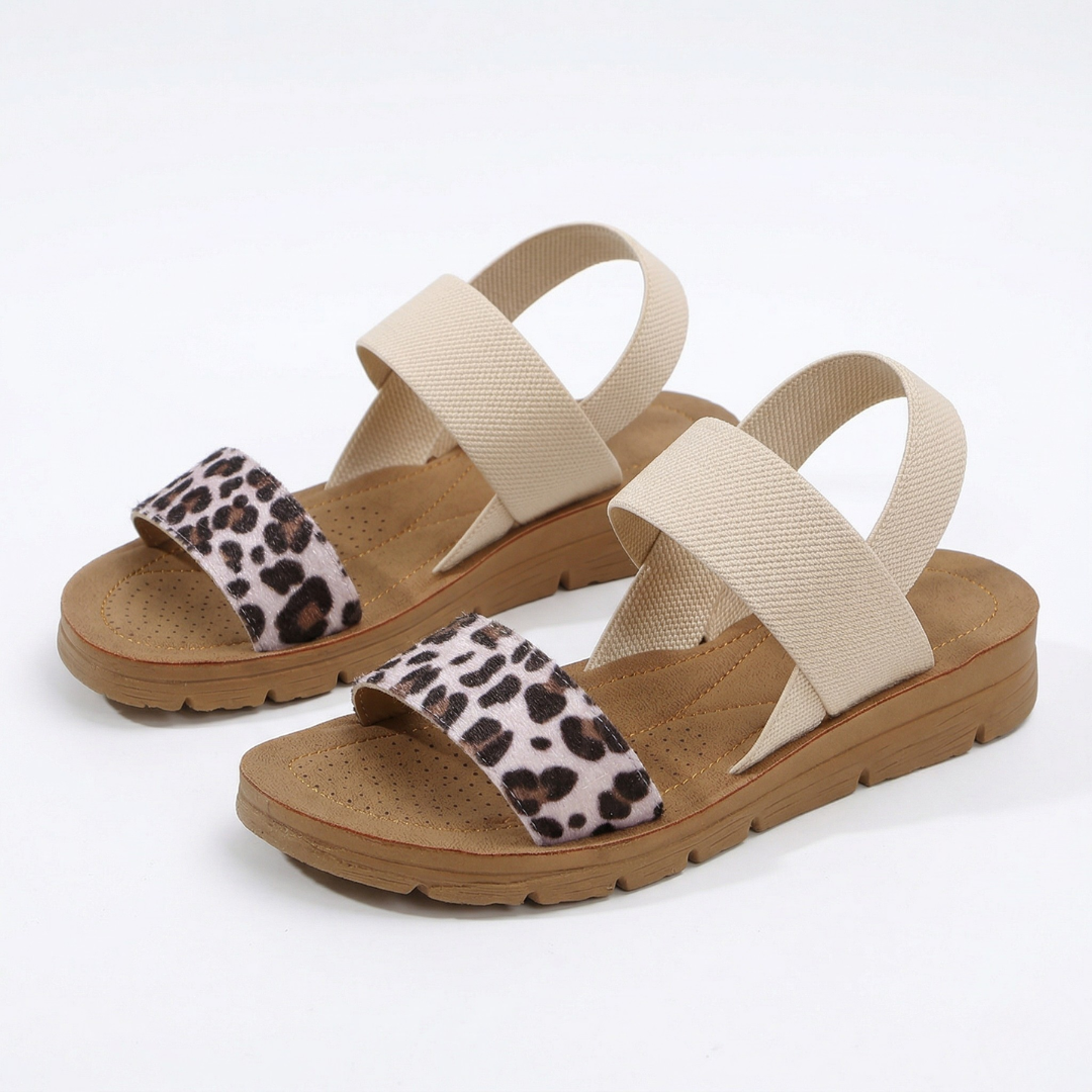 Women’s Strappy Sport Sandals - Heel Strap and Flat Sole