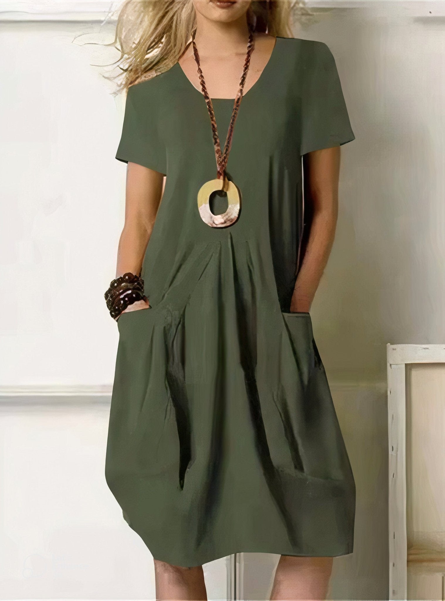 Simple Casual Flow Dress