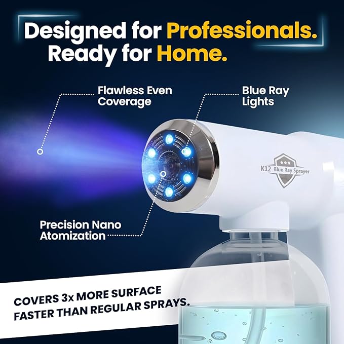 Nano disinfection sprayer, professional blue light disinfection sprayer